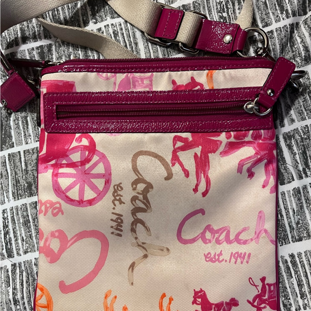 Coach Crossbody with Carriage Pattern